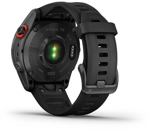 GARMIN-Fenix 7S Solar Gray avec bracelet noir-1