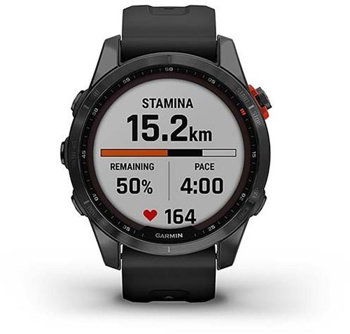 GARMIN-Fenix 7S Solar Gray avec bracelet noir-4