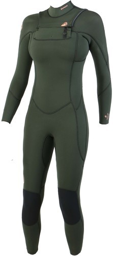 Soöruz Surfwear-Combinaison GREEN LINE 4/3 Front-zip BIOPRENE-0