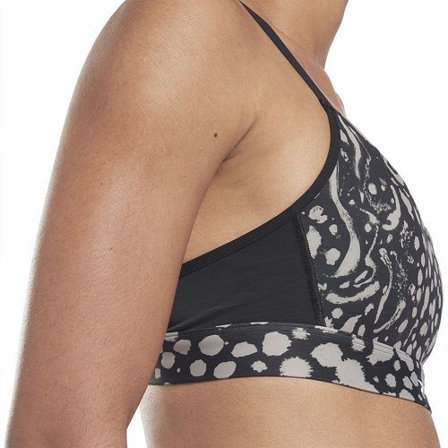 REEBOK-Sr Lux Strappy Bra Aop Ms - Brassière de fitness-3