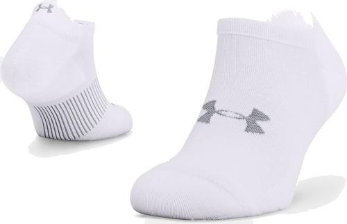 UNDER ARMOUR-Under Armour Armourdry Run No Show-Wht - Chaussettes de running-0