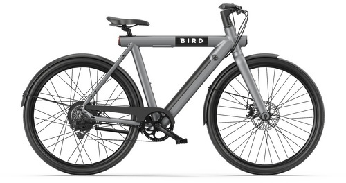 Bird Bike-Vélo électrique Bird Bike - Homme - Moteur roue arrière Bafang - Shimano 7 vitesses - Batterie 364 Wh - Gris-image-1