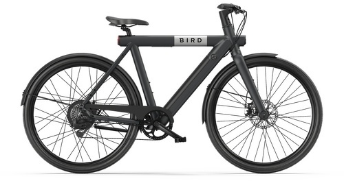 Bird Bike-Vélo électrique Bird Bike - Homme - Moteur roue arrière Bafang - Shimano 7 vitesses - Batterie 364 Wh - Noir-image-1