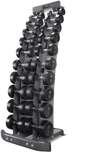 Titanium Strength-Titanium Strength TV20 Rubber Dumbell Set 2kg to 20kg + Rack-image-1