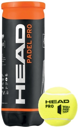 HEAD-Tube de 3 Balles Padel Head Pro-2