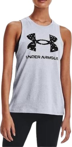 UNDER ARMOUR-Live Sportstyle Graphic Tank-Gry - T-shirt de fitness-0