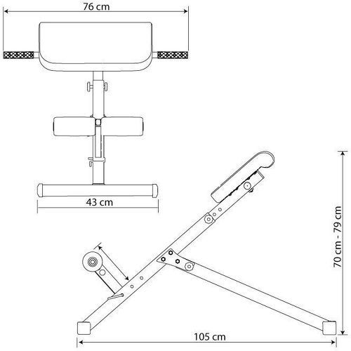 K-Sport GmbH-Banc incliné compatible avec espalier - KSSL117-4