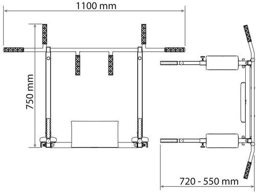 K-Sport GmbH-Barre de traction + barre de dips pour montage mural 2in1 - KSSL081/3-4