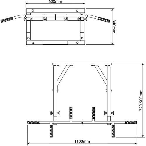 K-Sport GmbH-Barre de traction pour montage mural - KSH011-4