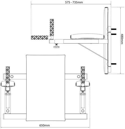 K-Sport GmbH-Poste d'immersion à fixer au mur - KSH004-4