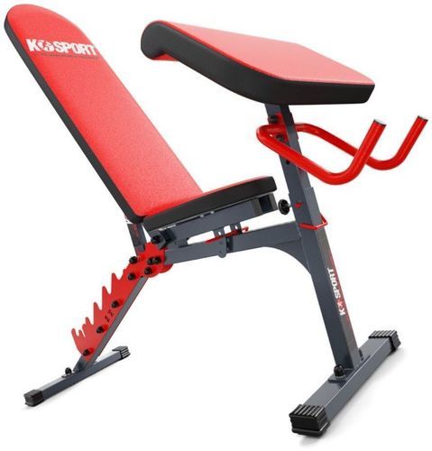 K-Sport GmbH-Poste de musculation avec banc de musculation / pupitre de curl + leg curler - KSSL101-1