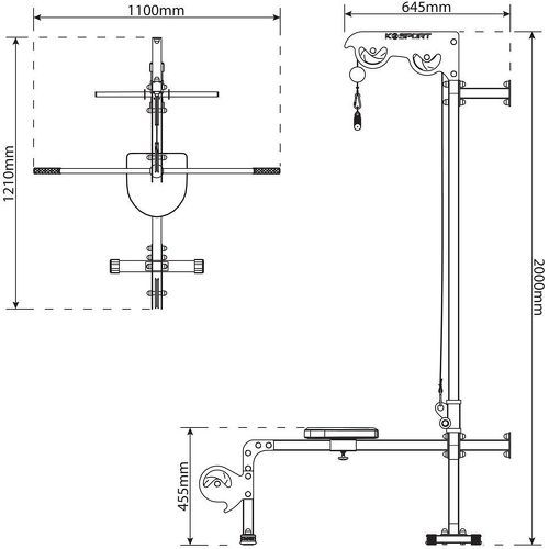 K-Sport GmbH-Traction par câble supérieure et inférieure - KSSL017-4