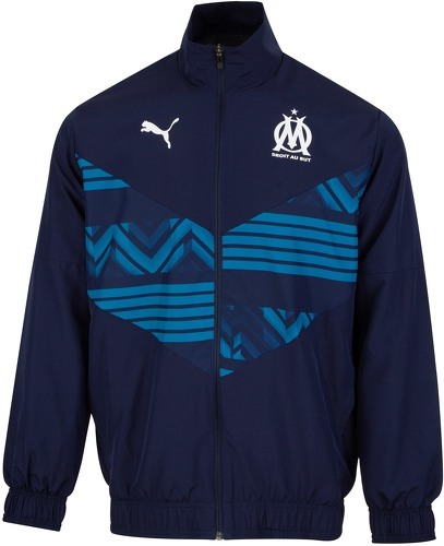 PUMA-Veste Pré-Match OM Bleu-2