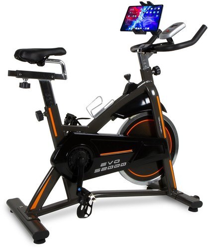 Tecnovita-Evo S2000 À Friction + Support Tablette/Smartphone - Velo biking-0