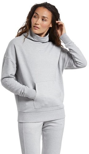 REEBOK-Reebok Sweatshirt Training Essentials Textured Warm Coverup-image-1