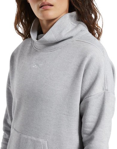 REEBOK-Reebok Sweatshirt Training Essentials Textured Warm Coverup-3