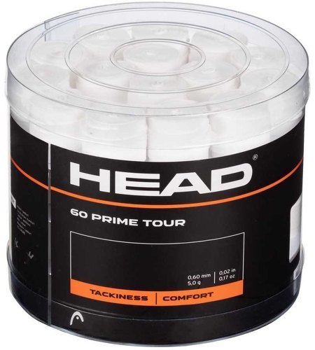 HEAD-Head Prime Tour 60 PCS Pack Weiß Overgrip da Tennis Confezione da 60-image-1