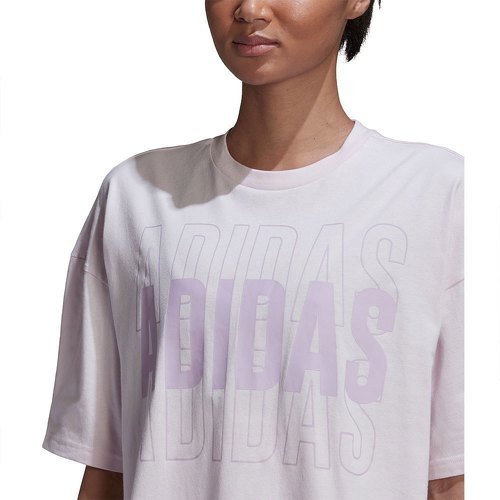 adidas Sportswear-T-shirt oversize Essentials Repeat Logo-4