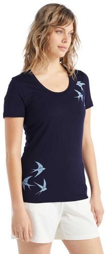 ICEBREAKER-Icebreaker Tech Lite Ii Scoop Shapes Merino - T-shirt de randonnée-3