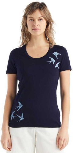 ICEBREAKER-Icebreaker Tech Lite Ii Scoop Shapes Merino - T-shirt de randonnée-1