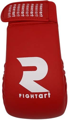 Fightart-Mitaine de karaté entraînement et compétition - Modèle intégral rouge-image-1