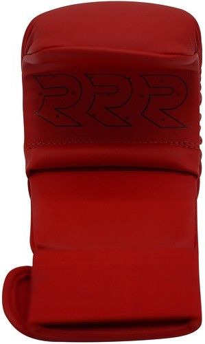 Fightart-Mitaine de karaté entraînement et compétition - Modèle intégral rouge-1