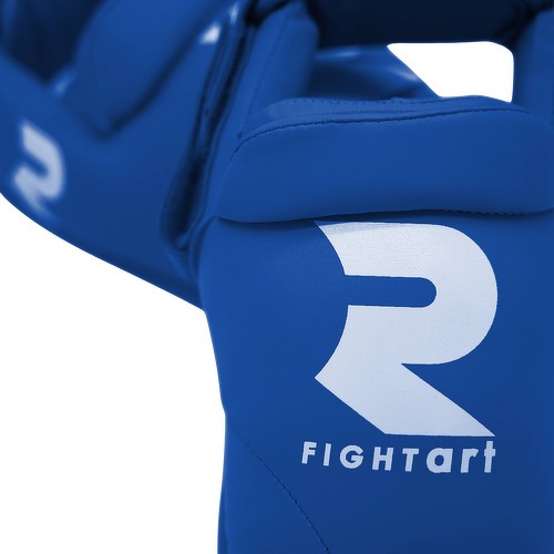 Fightart-Protège-pied de karaté - entraînement et compétition - Modèle bleu-4