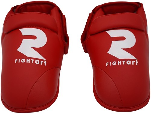 Fightart-Protège-pied de karaté - entraînement et compétition - Modèle rouge-1