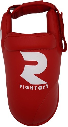 Fightart-Protège-pied de karaté - entraînement et compétition - Modèle rouge-3