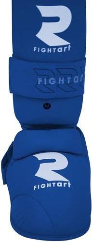 Fightart-Protège-tibia et pied de karaté - entraînement et compétition - Modèle bleu-image-1