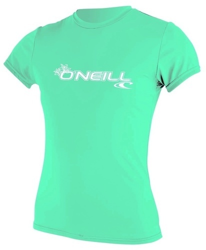 O’NEILL-O'Neill Womens Basic Skins Short Sleeve Rash Tee - Light Aqu-image-1