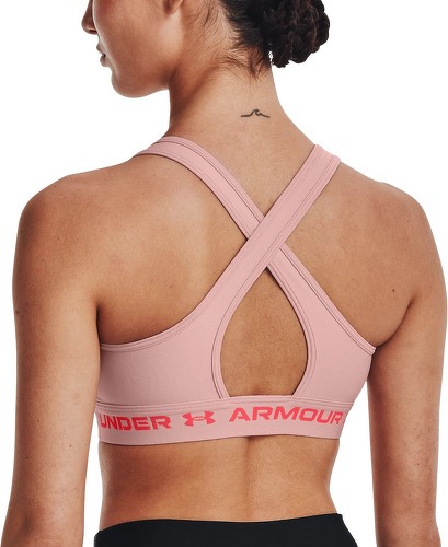 UNDER ARMOUR-Under Armour Crossback Mid Hthr - Brassière de fitness-1