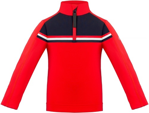 POIVRE BLANC-Sous-vêtement A Manches Longues Poivre Blanc 1951 Multico Scarlet Red Garçon-image-1