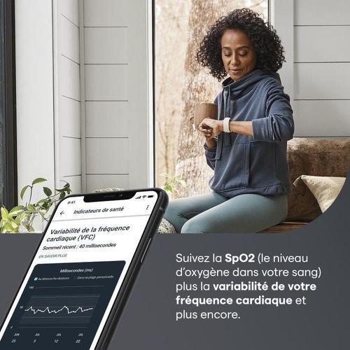 Fitbit-FITBIT Charge 5 - Bracelet d'activité - 6 mois d'abonnement a Premium - Noir-4