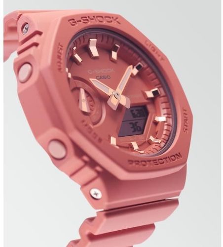 CASIO-CASIO GMA-S2100-4A2ER Montre Femmes - Quartz - Analogique - Digital - Bracelet plastique - Rose-3