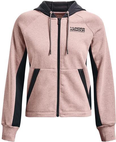UNDER ARMOUR-Rival + Fz -Pnk - Sweat de fitness-2