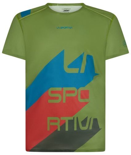 LA SPORTIVA-La sportiva stream t shirt kale et space blue tee shirt running homme-image-1