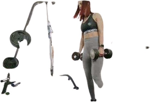 Titanium Strength-Titanium Strength Rubber Dumbell Set 2Kg To 20Kg + Rack - Haltères-1