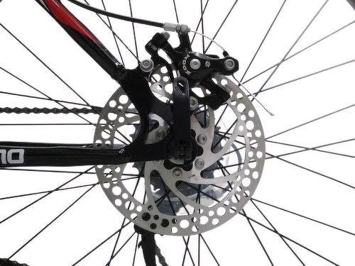 MOMABIKES-MomaBikes Vélo VTT, Fox26", SHIMANO 21V, Freins a Disque, Suspension Avant-2