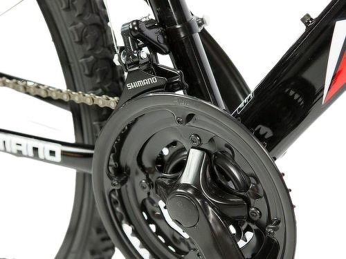 MOMABIKES-MomaBikes Vélo VTT, Fox26", SHIMANO 21V, Freins a Disque, Suspension Avant-3