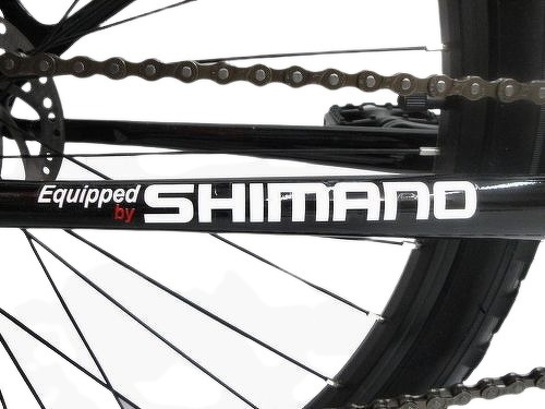 MOMABIKES-MomaBikes Vélo VTT, Fox26", SHIMANO 21V, Freins a Disque, Suspension Avant-4