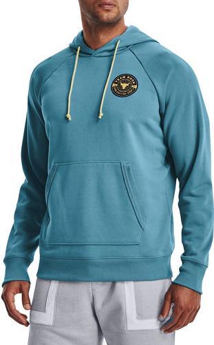 UNDER ARMOUR-Under Armour Project Rock Hvywght Terry Hd-Blu - Sweat de fitness-0