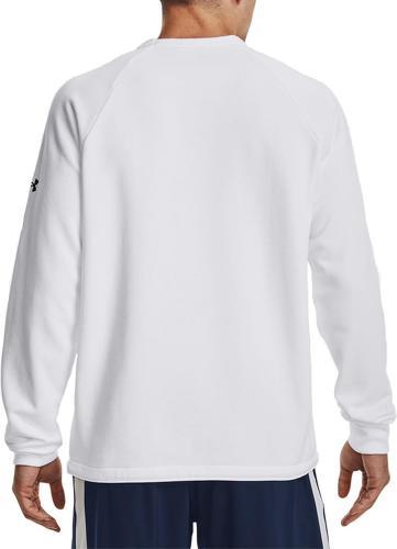 UNDER ARMOUR-Under Armour Project Rock Hvywght Terry Crew-Wht - Sweat de fitness-1