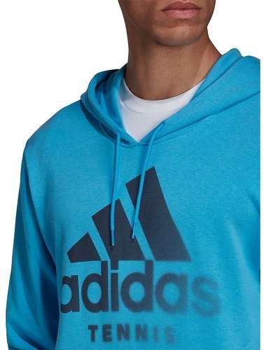 adidas Performance-Felpa Shirt Con Cappuccio Tennis Graphic-4