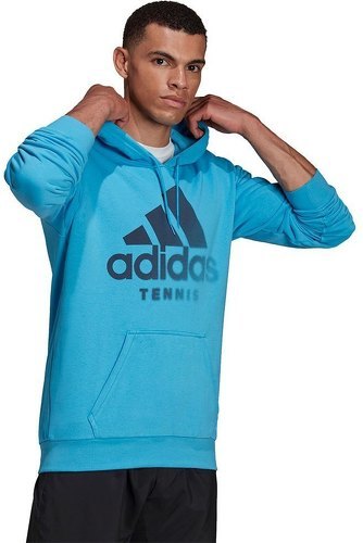 adidas Performance-Felpa Shirt Con Cappuccio Tennis Graphic-3