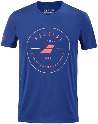 BABOLAT-T-Shirt Babolat Exercise Graphic Bleu marine-image-1