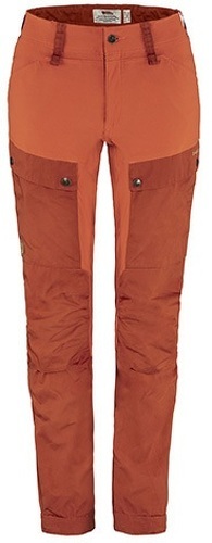 FJALLRAVEN-FJALLRAVEN Keb Trousers Curved W Reg Pantalon, Rouge, 40 Femme-image-1