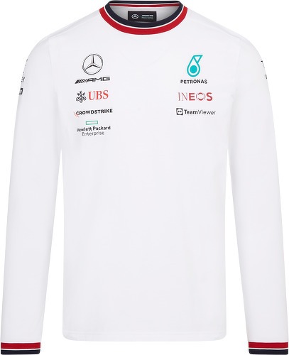 MERCEDES AMG PETRONAS MOTORSPORT-T-Shirt Manche longue Mercedes AMG Petronas Motorsport Team Officiel F1-image-1
