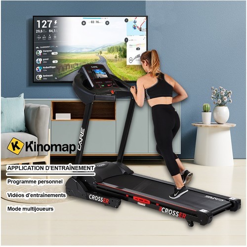 Care-Tapis de course connecté - 18km/h - CARE - Crosser - KINOMAP-1