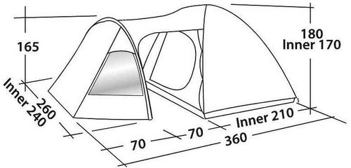 EASY CAMP-Easycamp Blazar 400 - Tente de randonnée/camping-1